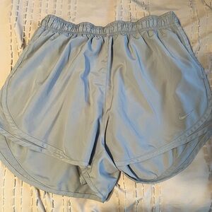 Nike Women's Sky Blue Athletic Shorts